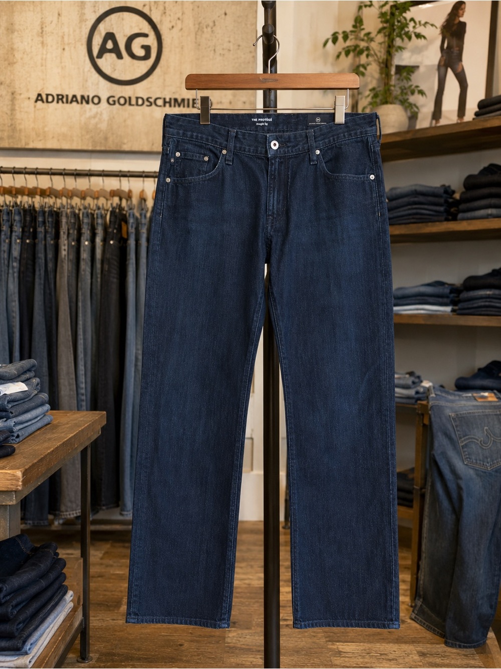 AG Adriano Goldschmied The Protégé Straight Leg Jeans Men’s 32R Dark Wash